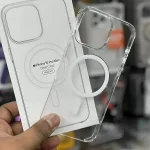 Anty Yellow Magsafe Supported Transparent  Clear Case For iPhone ll আইফোন কভার কেস ll